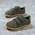thumbnail image 4 of Yuncity Boys Girls Sneakers Hook Loop Wide Toe Lightweight Casual Athletic Non- Outdoor Daily Wear Kids Shoes Size 7.5-8 Years Green, 4 of 7