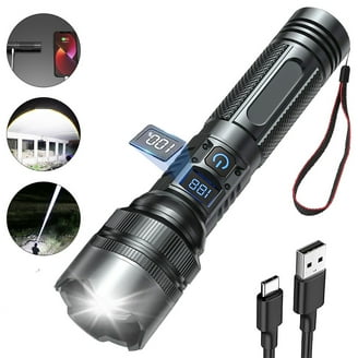 Solaray FLA-ZX1-KIT ZX-1 Rechargeable LED Tactical Flashlight Kit