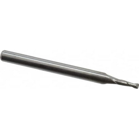 

Accupro 1/16 Diam 2 Flute Single End Solid Carbide 0.015 Corner Radius End Mill Uncoated 1-1/2 OAL 0.186 LOC 1/8 Shank Diam 30° Helix RH Cut RH Flute Centercutting