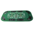 thumbnail image 5 of INO Design Foldable Poker Table Top Mat Green Felt Tabletop 3in1 for Poker Blackjack Craps, 5 of 13