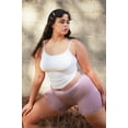 thumbnail image 2 of POSESHE Women's Boxer Underwear, Plus Size Boyshorts Panties 6/8" Inseam,2-Pack, 2 of 6