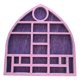 thumbnail image 4 of Estante de joyería en miniatura, bandeja de recolección de piedras, soporte portátil para objetos de colección, Rosa, 4 of 9
