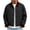 Black, variant on Men Short Barn Jacket, Button Down Vintage Casual Work Jakcet with Patch Pockets, Spring Fall Outdoor Wear