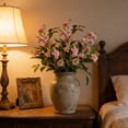 thumbnail image 5 of MMJ Artificial Flowers Silk Rose Jasmine 31.50in Tall Lifelike Faux Stem Vase Arrangement Home Living Room Elegant Accent, 5 of 6