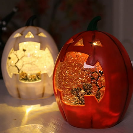 

Halloween Pumpkin Night Light Decorative Night Lamp Festive Atmosphere Induction Party Lamp - Without Batteries (Pumpkin)
