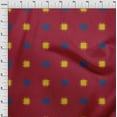 thumbnail image 3 of oneOone Silk Tabby Fabric Small Motif Ikat Printed Craft Fabric BTY 42 Inch Wide, 3 of 4
