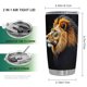 thumbnail image 2 of Vaso Oasisdream de acero inoxidable de 600 ml con estampado de leones, 2 of 6