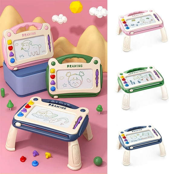 Viflosae Outside Toys Children's Drawing Magnetic Writing Board Erasable Drawing Board Infant Baby Home Color Graffiti Board Can Toys 1 2 3 4 5 6 Years Old Boy Birthday Gift