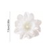 thumbnail image 3 of Flores Artificiales De Tela 10 cabezas de flores de seda blancas,flores artificiales para manualidades,ideales para bodas,fiestas y decoración del hogar. Rkxzt, 3 of 8