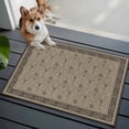 thumbnail image 3 of Entryway Rug 2'x3', Beige Boho Small Rug for Kitchen Bathroom Door Mat Indoor Entrance, Vintage Floral Abstract Art Ethic Tribe Non-Slip Area Rugs Floor Mats Carpet Front Door Rugs, 3 of 8