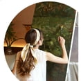 thumbnail image 2 of Canvas Painting Modern Abstract Painting - Textured Brushstroke Wall Art with Vibrant Green, Orange, Yellow & White Colors | Contemporary Minimalist Decor for Living Room, Bedroom, Office | Unique H, 2 of 9