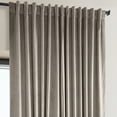 thumbnail image 4 of Half Price Drapes Signature Extra Wide Library Taupe Velvet Hotel Blackout Curtains(1 Panel),100W X 84L, 4 of 6