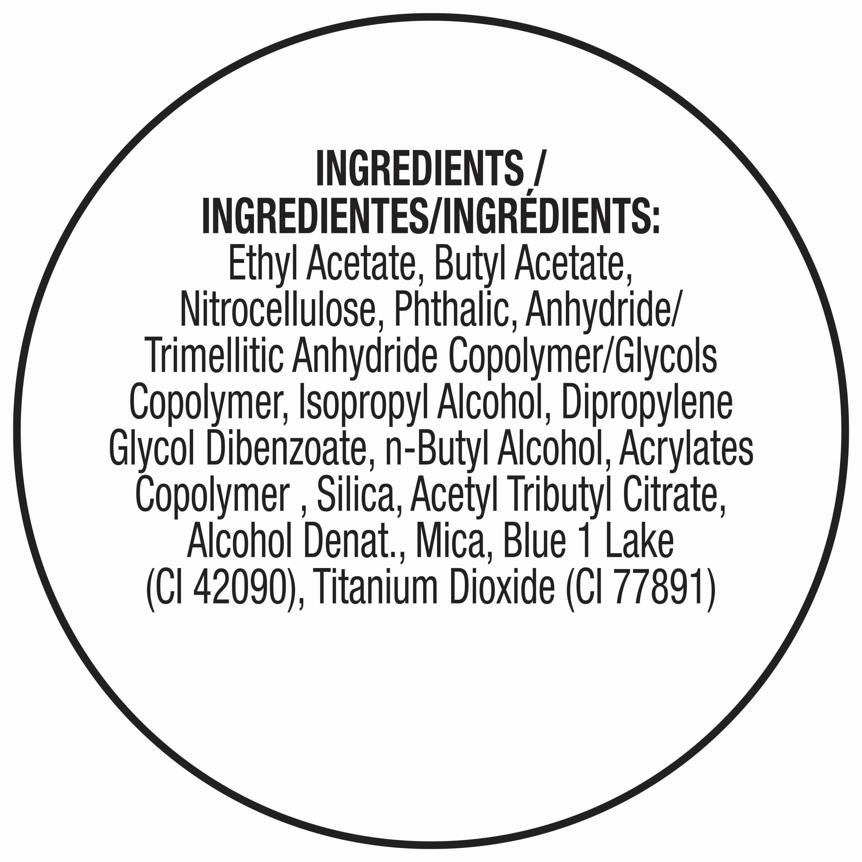 Salon Perfect Nail Polish, 409 Sweet Wisper, Light Blue Shimmer, 0.5 fl oz