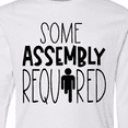 thumbnail image 4 of Inktastic Some Assembly Required Right Leg Amputee Long Sleeve Youth T-Shirt, 4 of 5