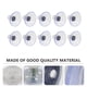 thumbnail image 3 of unbranded 10Ud Absorbedores De Tornillo Manual Transparentes Para Colgar Decoraciones En, 3 of 8