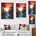 thumbnail image 4 of Designart "Dawn'S Spectrum On Peaks" Rainbow Canvas Art Print, 4 of 7