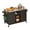 59.64"L x 23.62"W, variant on Dextrus Grill Carts Outdoor With Storage Cabinet and Wheels, Solid Wood Kitchen Island,Bar Cart