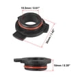 thumbnail image 3 of Unique Bargains 2pcs 9012 HIR2 LED Headlight Adapter Base Bulb Sockets Retainer Holder Universal for Car Auto Black, 3 of 6