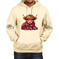 thumbnail image 1 of MHFRRA Sudadera con Capucha Informal de Manga Larga, Suave y Cómoda, Ideal para Uso Diario y Actividades Al Aire Libre, con Cordón Ajustable y Un Espacioso Bolsillo Frontal Beige, 1 of 3