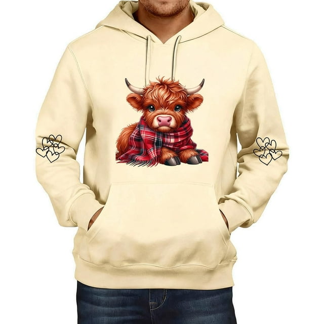 MHFRRA Sudadera con Capucha Informal de Manga Larga, Suave y Cómoda, Ideal para Uso Diario y Actividades Al Aire Libre, con Cordón Ajustable y Un Espacioso Bolsillo Frontal Beige