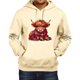 thumbnail image 1 of MHFRRA Sudadera con Capucha Informal de Manga Larga, Suave y Cómoda, Ideal para Uso Diario y Actividades Al Aire Libre, con Cordón Ajustable y Un Espacioso Bolsillo Frontal Beige, 1 of 3