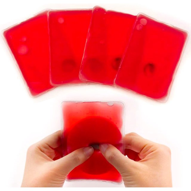 TEMOGU-Reusable Pocket Hand Warmers, Click Activated Instant Heat Packs, Snap It Gel Heating Pad for Pain Relief, Sore Muscles, Stiffness, Aches & Pains