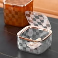 thumbnail image 4 of PENGXIANG Desktop Trash Can with Lid Large Opening Press Design High Capacity Living Room Table Mini Waste Sundries Paper Basket for Daily Life, 4 of 8