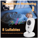 thumbnail image 4 of Monitor Para Bebe  Bloosom Visión Nocturna Inalámbrica Y Audio Blanco, 4 of 5