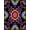 Pink, Pattern 4, variant on ODIKA 2x3 Machine Washable Non-Slip Area Rug, Mystical Cosmic Spiral Meditation Zen High Traffic Rug, Orange, 709953