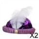 thumbnail image 1 of Sombrero de sultán,Sombrero de sultán Sombrero de príncipe árabe Sombreros turbantes indios,Disfraz de Halloween con envolturas para la cabeza,Sombrero árabe de fiesta con plumas y, 1 of 8