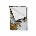 thumbnail image 2 of Fall Soft Flannel Fleece Throw Blanket, Quaint Traditional Red Swedish House Tranquil Environment Cottage Countryside Woods, Cozy Plush for Indoor and Outdoor Use, 60" x 80", Multicolor, by Ambesonne, 2 of 6