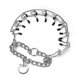 thumbnail image 1 of Collar de adiestramiento con garras para perros, collar de ahorque ajustable y desmontable para perros, collar de adiestramiento ajustable de metal para perros grandes (a, M), 1 of 5