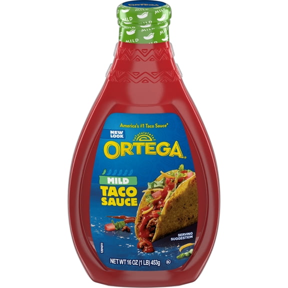 Ortega Original Thick and Smooth Mild Taco and Enchilada Chili Sauce, Kosher, 16 oz