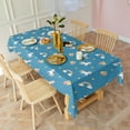 thumbnail image 3 of Cartoon Unicorn Rainbow Cloud Star Balloon Rectangle Tablecloth 60"x102",Waterproof Polyester Rectangle Table Cloth, Wipeable Spillproof Polyester Tablecloth for Dining, Camping, Indoor and Outdoor, 3 of 5