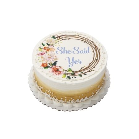 Miss to Mrs. Round Cake
