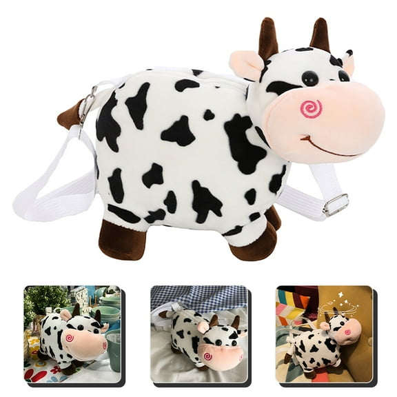 HONITANO 1Set Phone Purse Small Change Purse for Women Multi Color Cow Shape Zipper Closure 10.22X4.72X7.07in