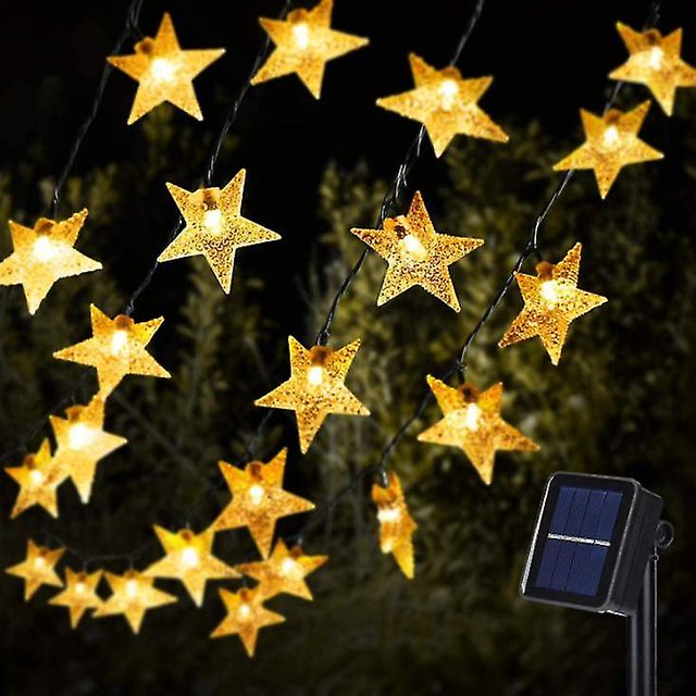 Cht-solar Star String Lights Led, luces centelleantes con energía solar, luces para exteriores - 5m Kuyhfg Bienvenido a Kuyhfg