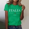 thumbnail image 2 of BOOMNY Womens Short Sleeve Tshirts Crew Neck Italian Day Graphic T-Shirts Summer Tee Tops for Women, 2 of 4