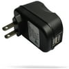 RND 2.4A fast dual USB AC adapter wall charger for iPads, Tablets, Smartphones, MP3 Players and Gaming Devices