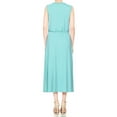 thumbnail image 3 of Feinuhan Summer Womens Casual Sleeveless Knit Maxi Tank Top With Side Pockets Long Dress, 3 of 6