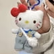 thumbnail image 1 of hello Cartoon Red Glasses Apron Keychain Plush Toy Backpack Doll Plush Keychain for Women Style 27, 1 of 1