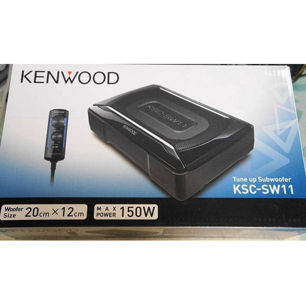 Kenwood KSCSW11 150 W Max Powered Subwoofer Enclosure
