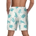 thumbnail image 4 of Goofa Turtle Printed Men's Swim Trunks Board Shorts Quick Dry Mens Swimming Trunks with Compression Liner,Breathable Fit Hawaii Beach Shorts-3X-Large, 4 of 9