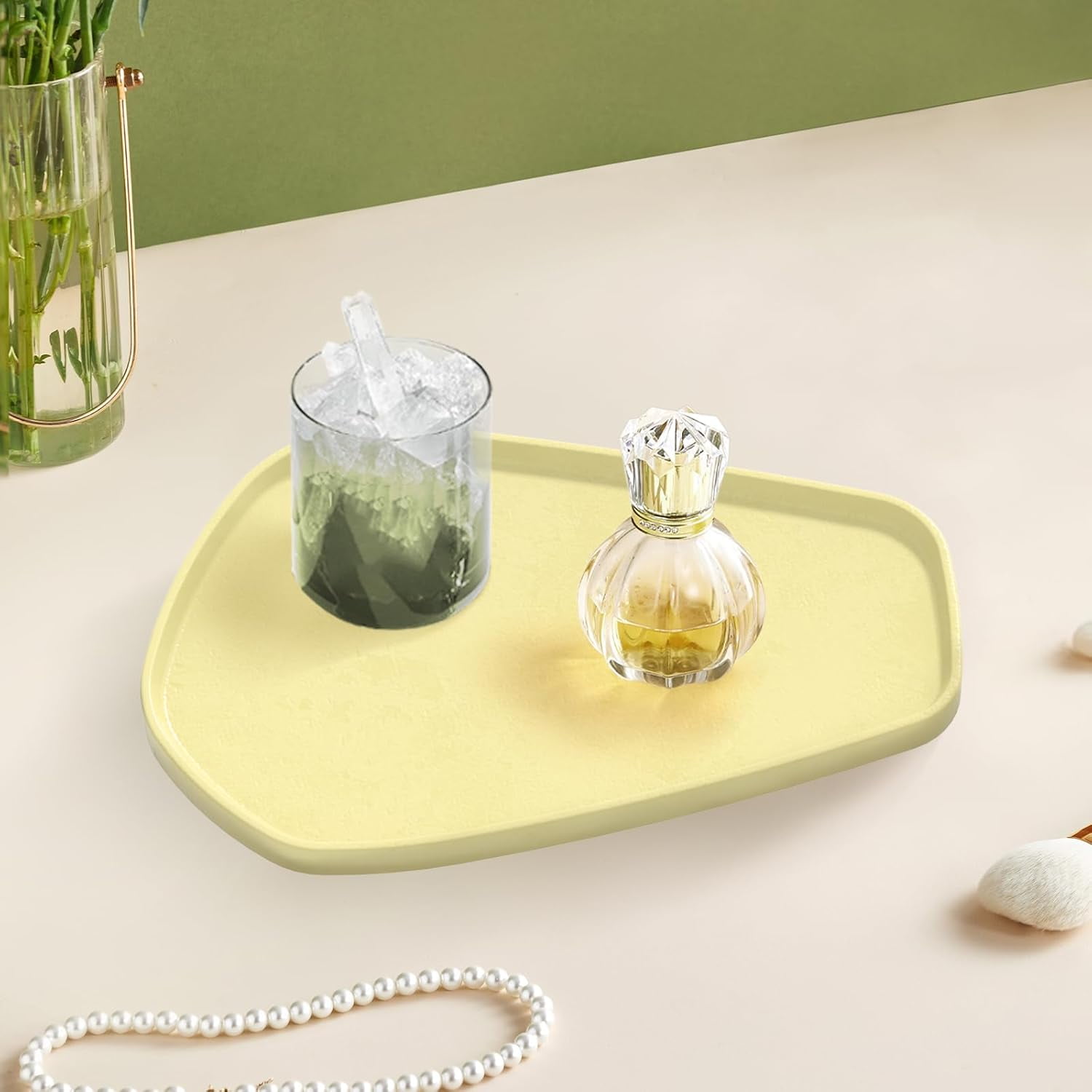 ABCISI Resin Tray Mold Set, Irregular Combination Rolling Tray Molds  of Different Shapes for Epoxy Resin, Silicone Molds with Edges for Serving Tray, DIY Holder Resin Casting Molds (Combination 2)