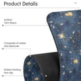 thumbnail image 4 of Yayeee Faucet Mat for Kitchen Sink 14.7" Diatomite Long Splash Guard Pad, Blue Firefly Pattern, 4 of 7