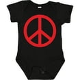 thumbnail image 3 of Inktastic Fun Red Peace Sign Boys or Girls Baby Bodysuit, 3 of 5