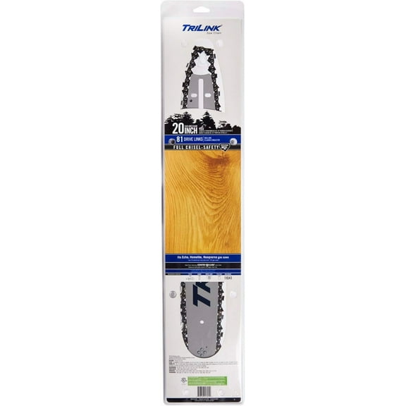 TriLink Bar & Chain Combo 20 inch Laminate .325 .063 81DL Compatible with/Replacement for Stihl 024, 026, 026P, 028, 028 Super, 029, 036, 036QS L81 / D025,Black