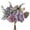 Purple, variant on Peauley 12-inch Small Artificial Fake Faux Flowers Silk Flower for Autumn Table Arrangements Fall Bouquets with Roses, Dandelions, Hydrangea, Daisies, Eucalyptus, hollyberries