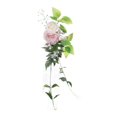 thumbnail image 1 of Flores de PEW Flores artificiales de boda con Decoraciones de sillas portátiles duraderas Flor de respaldo de silla para vacaciones Festivales Rosa Soledad Flores de banco, 1 of 10