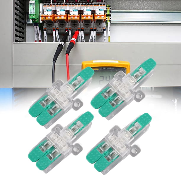 Conectores de Cable de Palanca, Conector de Empalme de Conexión Estable 20pcs 41A 450V 1 EN 2 OUT PARA 0.5-6 mm²